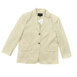 NEW Banana Republic Men's Beige Blazer S Polyester Lined STAINED